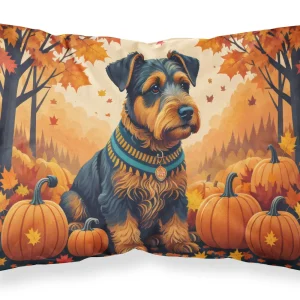Airedale Terrier Fall Standard Pillowcase