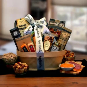 Father's Day Gourmet Nut & Sausage Assortment - Father's Day gift - Gift for dad